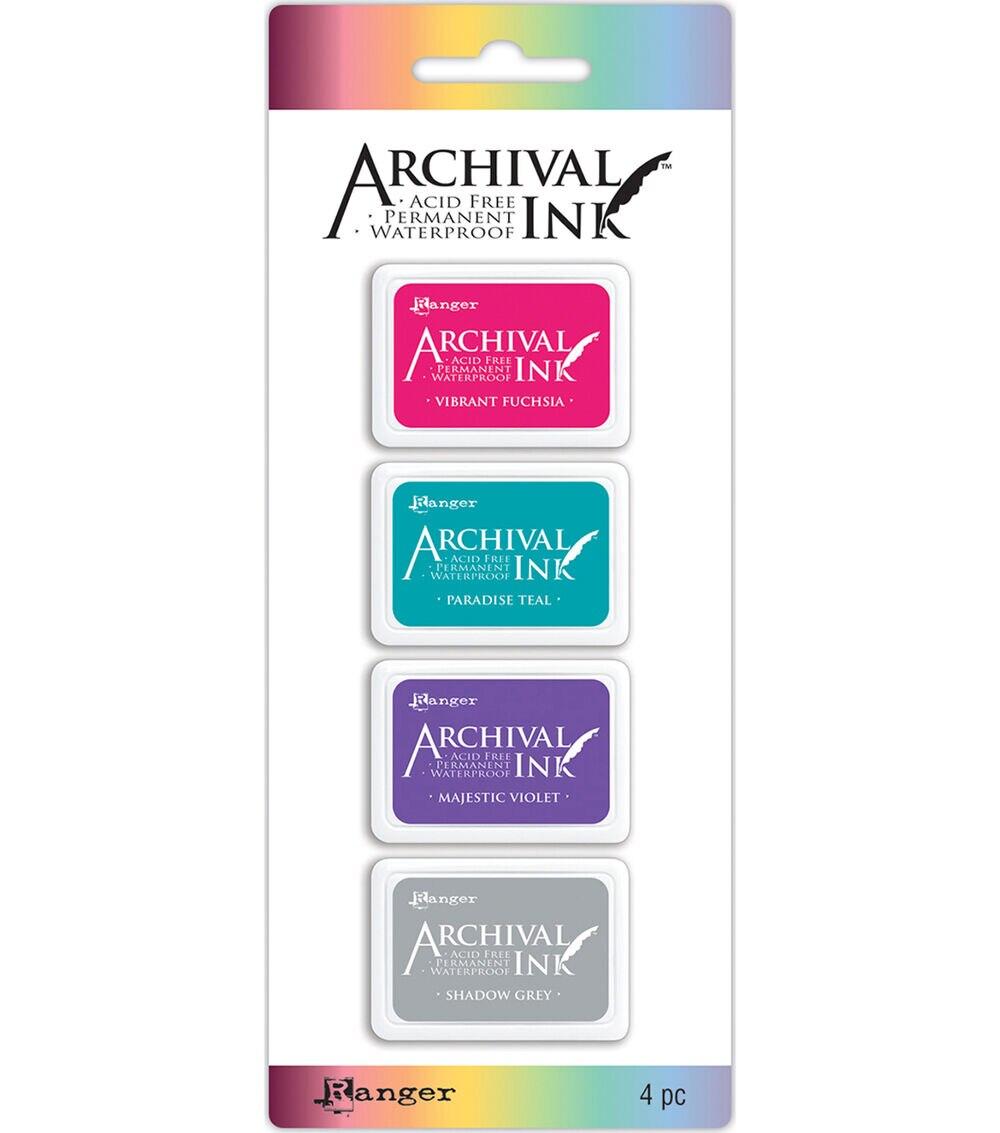 Stamping | Archival Mini Ink Pad Kits Kit 4 Paper Crafts & Scrapbooking Stamping