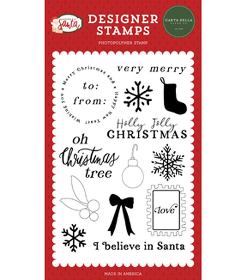 Stamping | Believe In Santa Stamps Paper Crafts & Scrapbooking Stamping