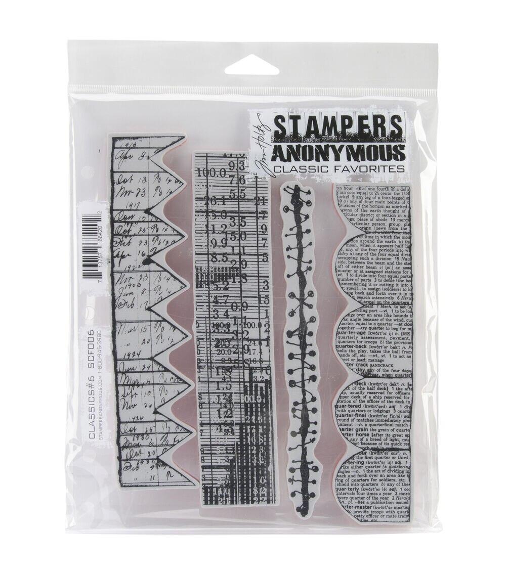 Stamping | Cling Rubber Stamp Set Classics #6 Paper Crafts & Scrapbooking Stamping