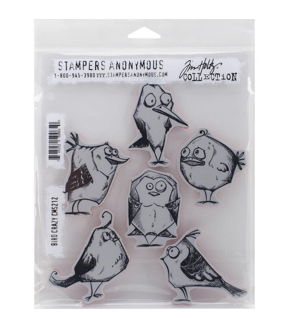 Stamping | Cling Stamps 7″X8.5″ Bird Crazy Paper Crafts & Scrapbooking Stamping