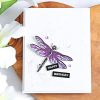 Stamping | Color Layering Clear Stamps 4”X6” Dragonfly Paper Crafts & Scrapbooking Stamping