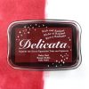 Stamping | Delicata Pigment Ink Pad Ruby Red Paper Crafts & Scrapbooking Stamping