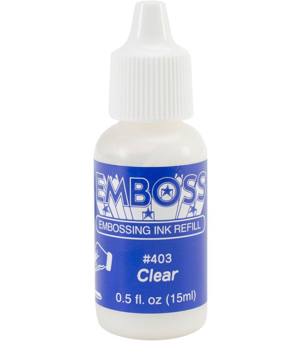 Stamping | Emboss 0.5 fl. oz Embossing Ink Refill Clear Paper Crafts & Scrapbooking Stamping