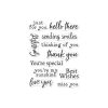 Stamping | Greetings Clear Stamps 3”X4” Sending Smiles Paper Crafts & Scrapbooking Stamping