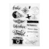 Stamping | PK Clear Stamp Travel Paper Crafts & Scrapbooking Stamping