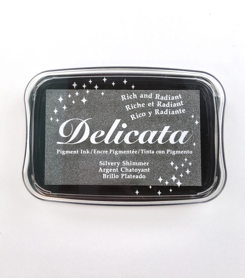 Stamping | Silver Shimmer Delicata Ink Pad Paper Crafts & Scrapbooking Stamping