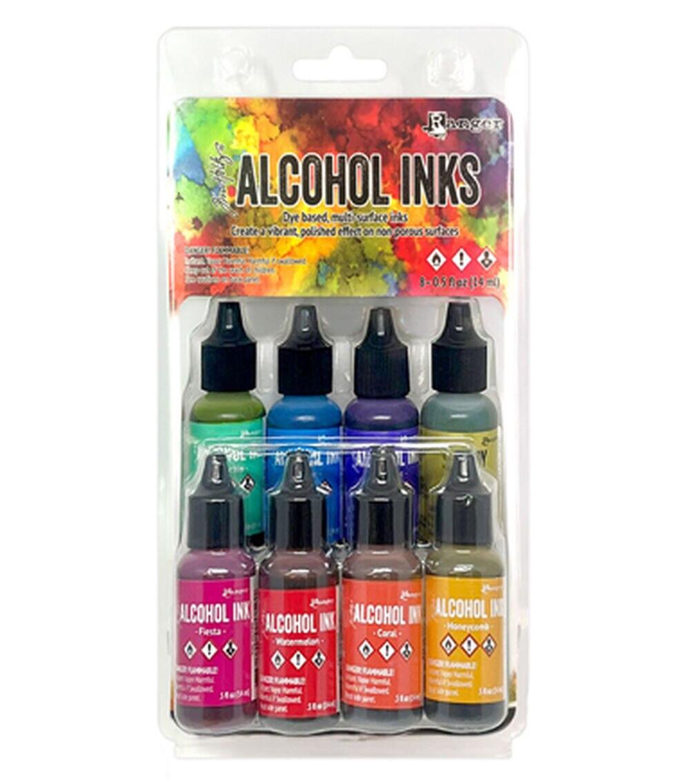 Stamping | Spectrum Retro Alcohol Ink 8ct Paper Crafts & Scrapbooking Stamping