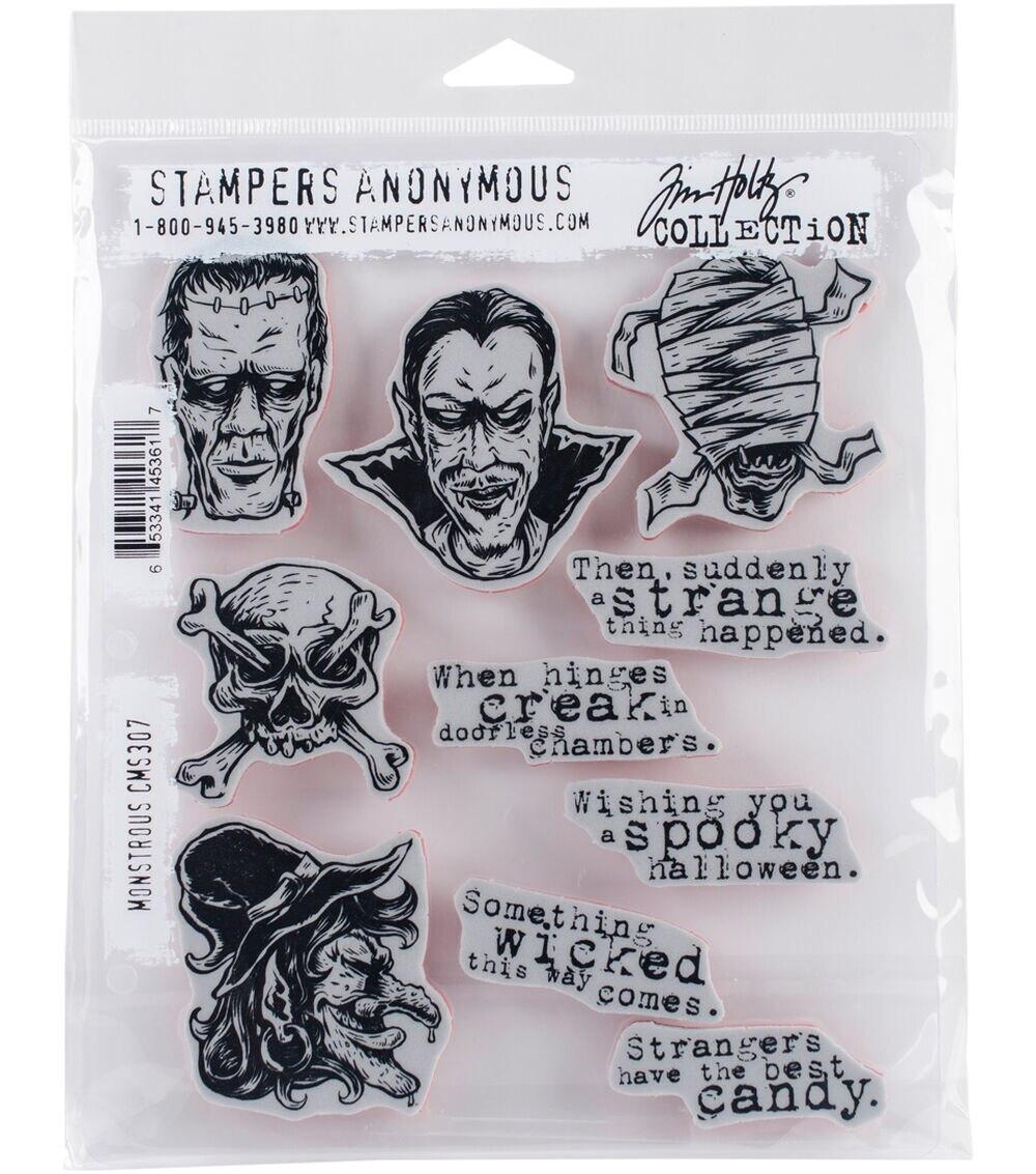 Stamping | Stampers Anonymous 10 pk Cling Stamps Monstrous Paper Crafts & Scrapbooking Stamping