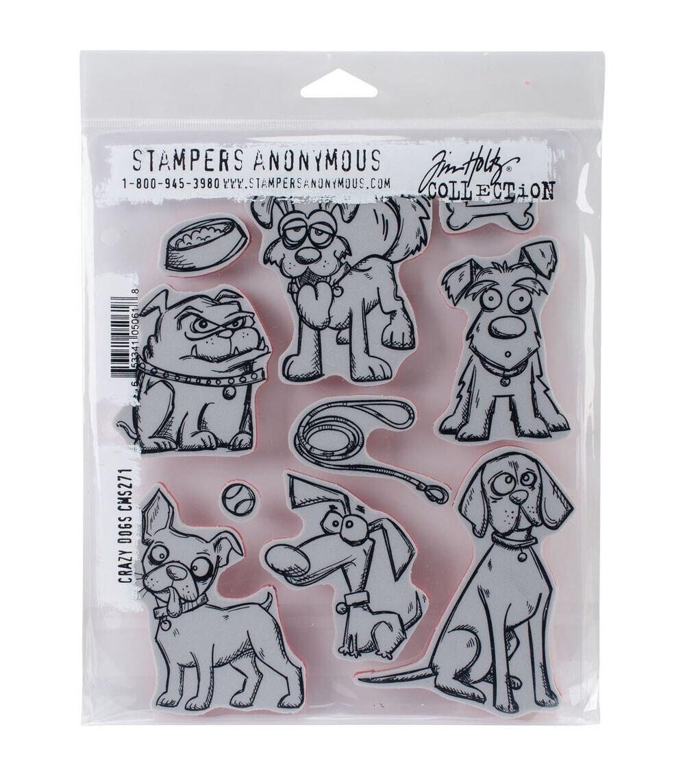 Stamping | Stampers Anonymous Cling Mount Stamps Crazy Dogs Paper Crafts & Scrapbooking Stamping