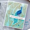 Stamping | Stencil Pairs Peacock Patterns Paper Crafts & Scrapbooking Stamping