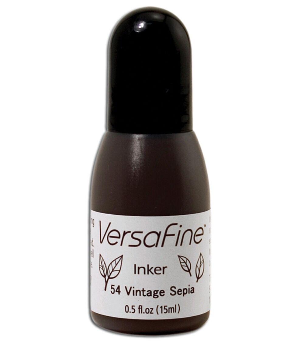 Stamping | VersaFine 0.5 fl. oz Pigment Ink Refill Vintage Sepia Paper Crafts & Scrapbooking Stamping