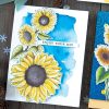 Stamping | Wooden Stamp Floral Sunflower Paper Crafts & Scrapbooking Stamping