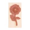 Stamping | Wooden Stamp Flower Paper Crafts & Scrapbooking Stamping