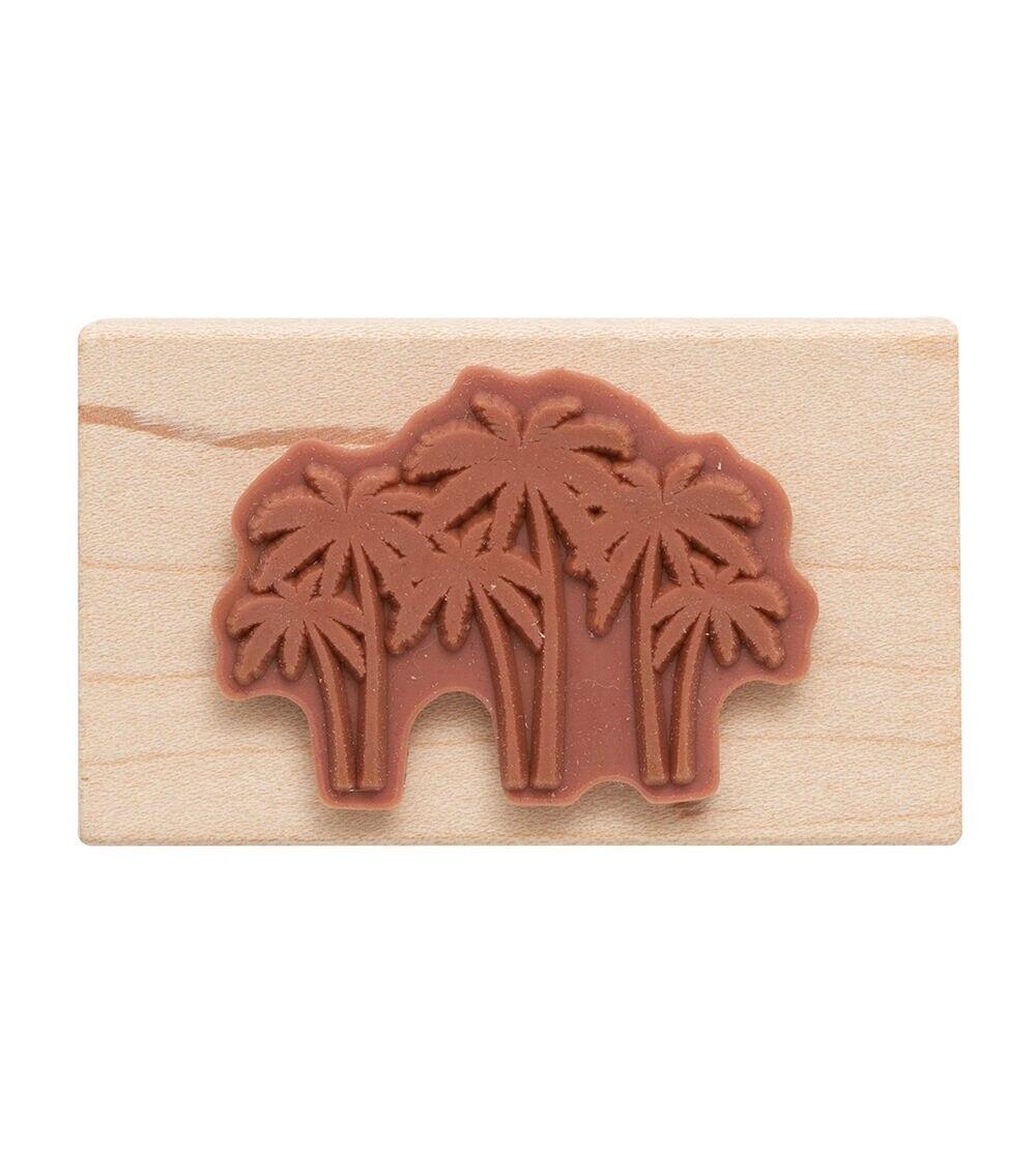 Stamping | Wooden Stamp Palm Trees Paper Crafts & Scrapbooking Stamping