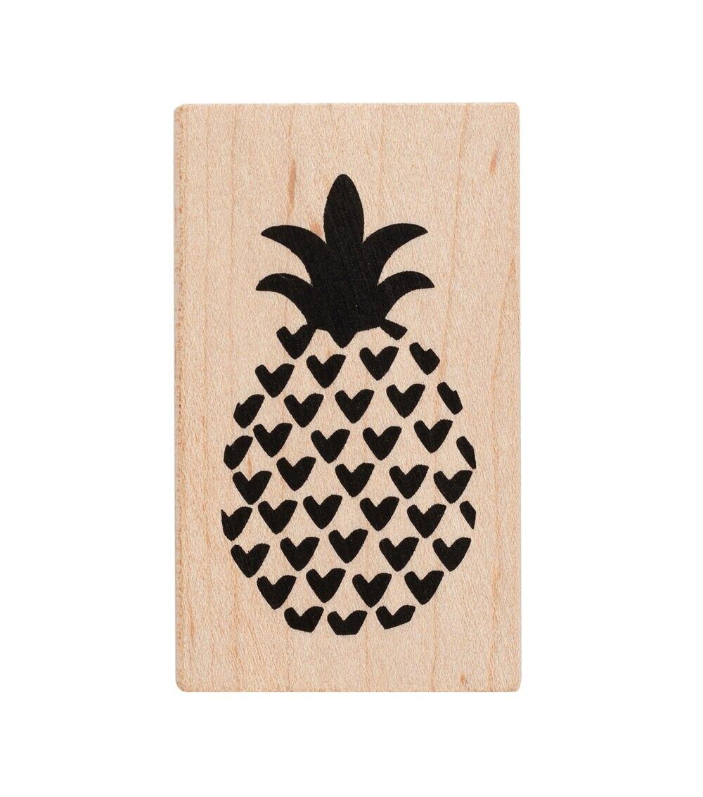 Stamping | Wooden Stamp Pineapple Paper Crafts & Scrapbooking Stamping