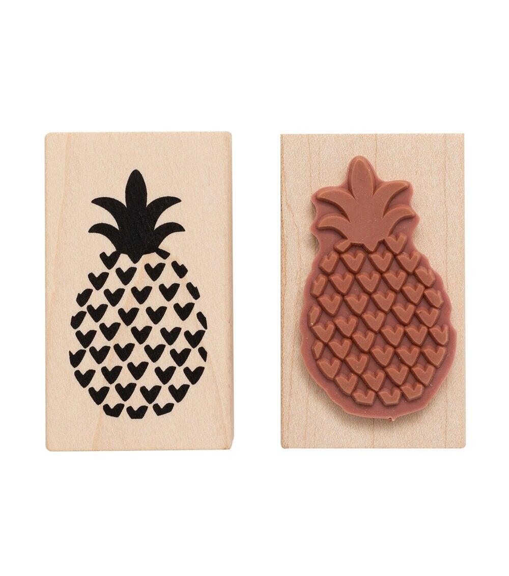 Stamping | Wooden Stamp Pineapple Paper Crafts & Scrapbooking Stamping