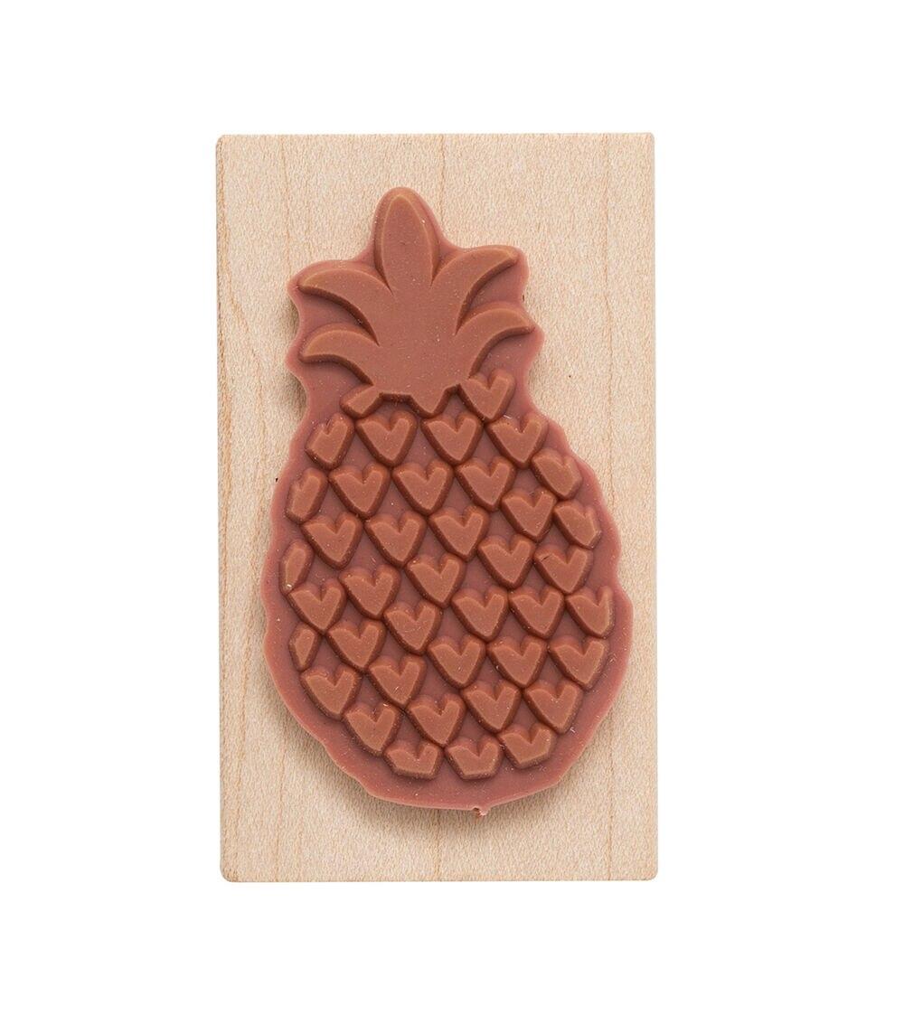 Stamping | Wooden Stamp Pineapple Paper Crafts & Scrapbooking Stamping