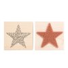 Stamping | Wooden Stamp Star Paper Crafts & Scrapbooking Stamping