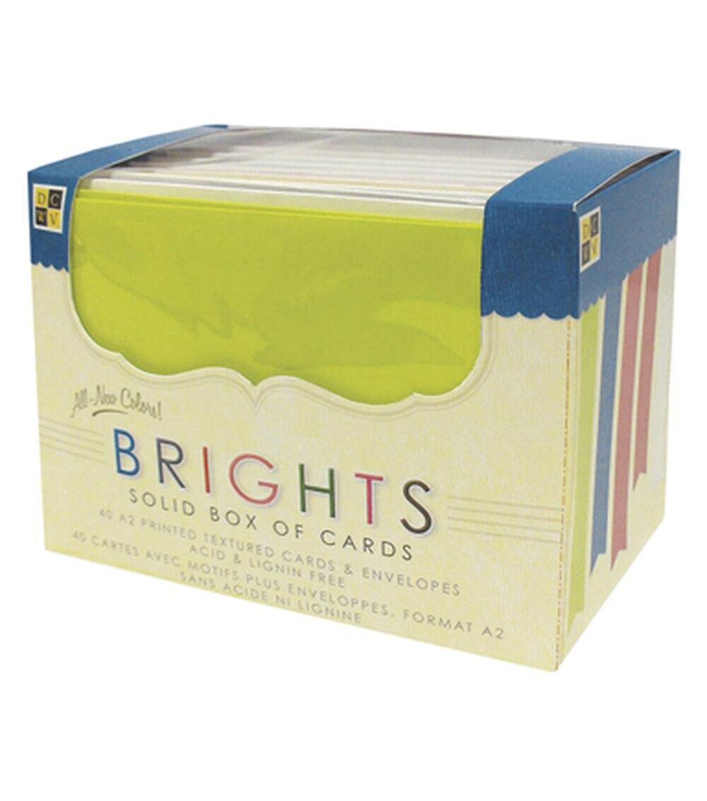 Card Making | A2 Box Of Cards 40PK Brights Card Making Card Making