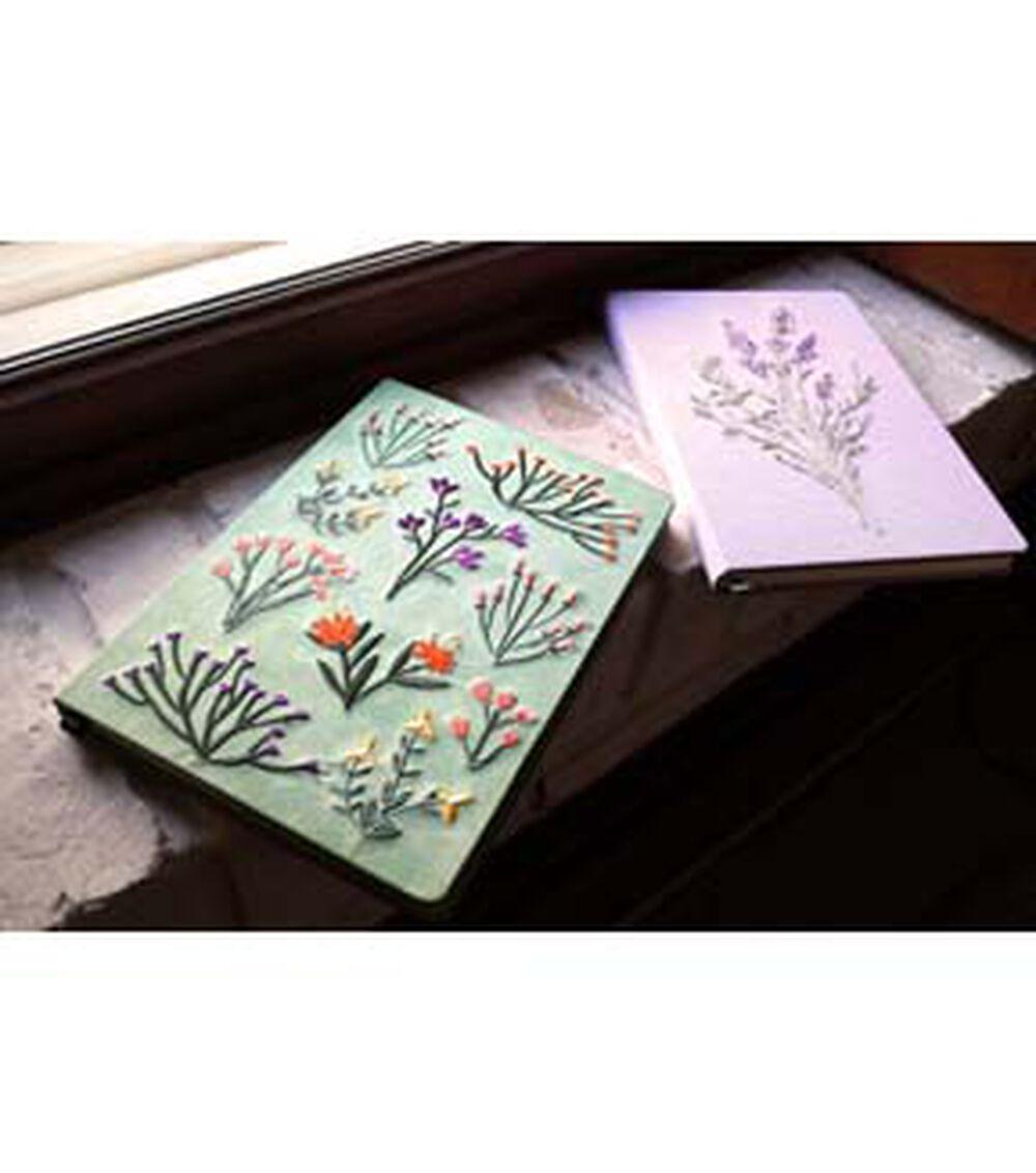 Journals & Planners | 144 Sheet Lavender Embroidered Journal Journals & Planners Journals & Planners