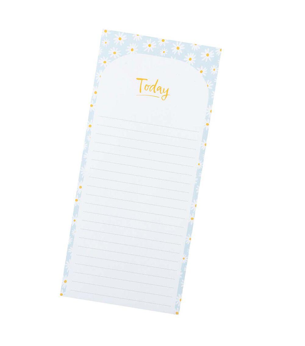 Journals & Planners | 4″ x 9″ Summer Daisy List Pad 60 Sheet Journals & Planners Journals & Planners