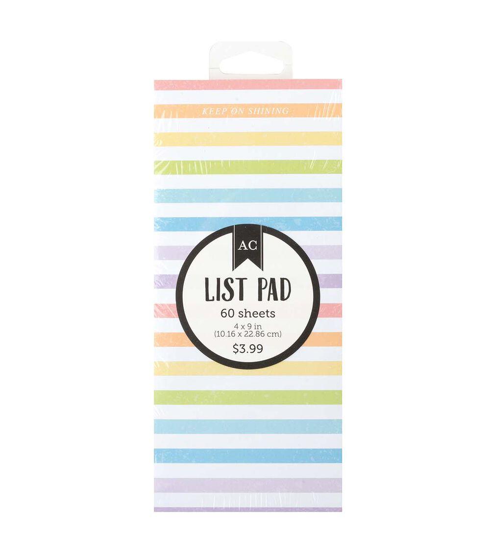 Journals & Planners | 4″ x 9″ Summer List Pad Keep Shining 60 Sheet Journals & Planners Journals & Planners