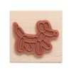 Stamping | Wooden Stamp Balloon Dog Paper Crafts & Scrapbooking Stamping