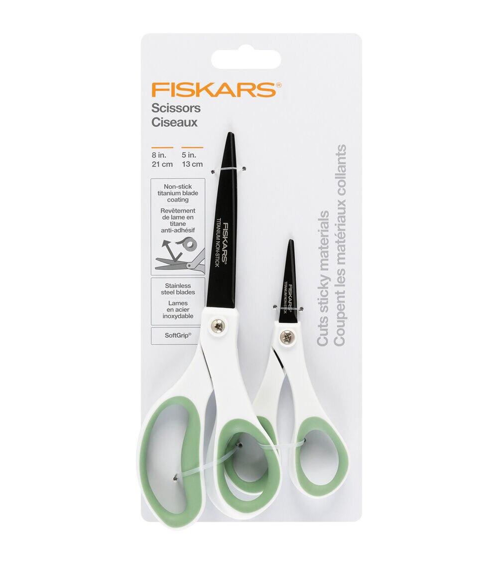 Cutting & Papercrafting Tools | 2ct Everyday Non Stick Titanium Scissors With SoftGrip Cutting & Papercrafting Tools Cutting & Papercrafting Tools