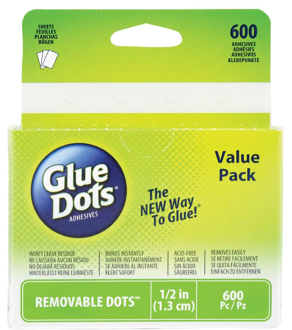 Glues & Adhesives | 1/2″ Dots School Value Pack 600PK Removable Glues & Adhesives Glues & Adhesives