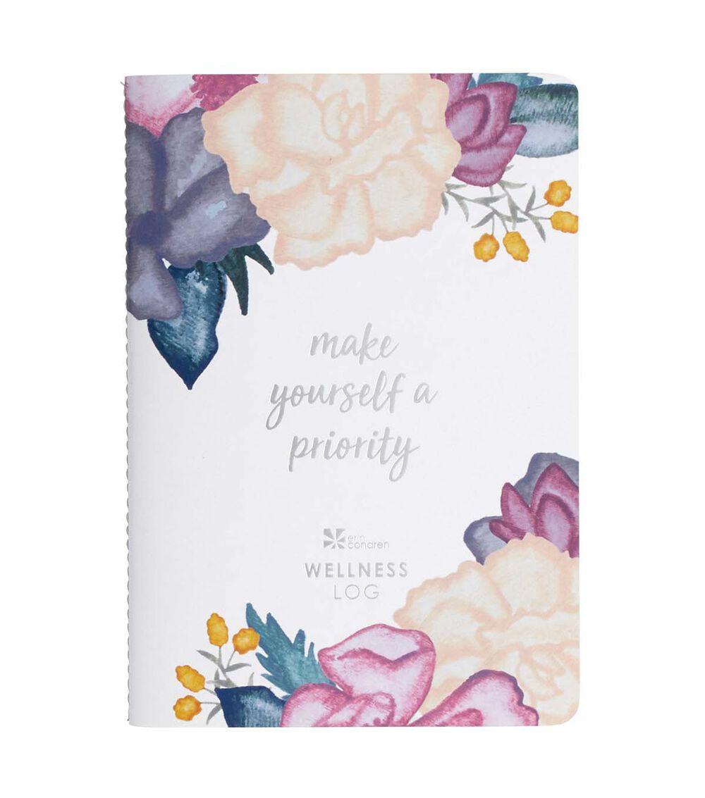 Journals & Planners | 6 Month Petite Watercolor Bouquet Wellness Log Planner Journals & Planners Journals & Planners