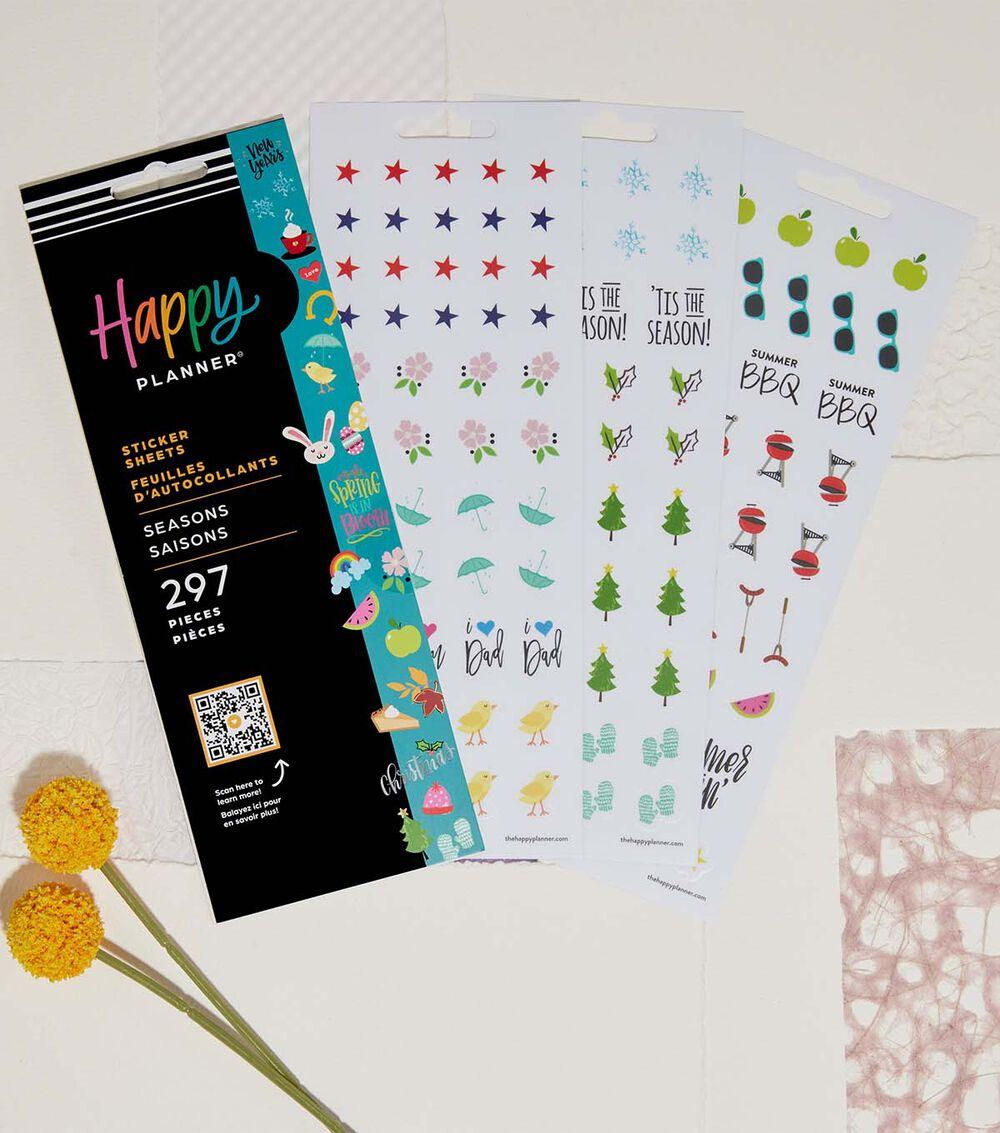 Journals & Planners | 95pc Happy Seasons 5 Sheet Sticker Pack Journals & Planners Journals & Planners