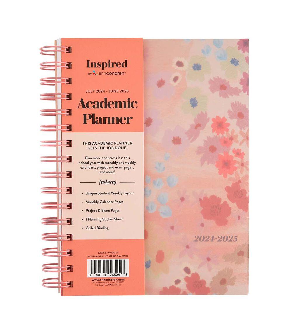 Journals & Planners | A5 Watercolor Spring Day Dated Academic Planner Journals & Planners Journals & Planners