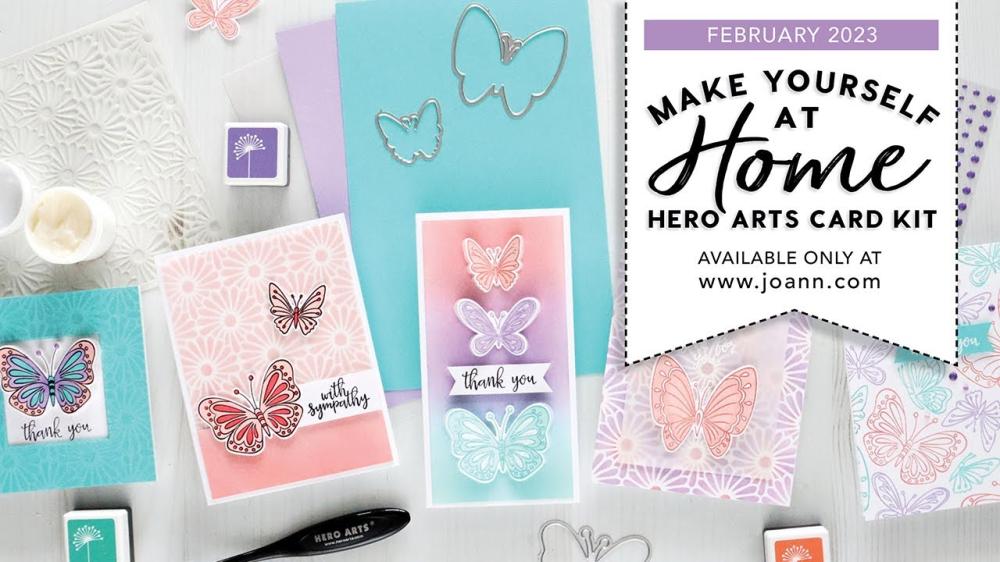 Card Making | Make Yourself At Home February 2023 Spring Card Making Kit Card Making Card Making