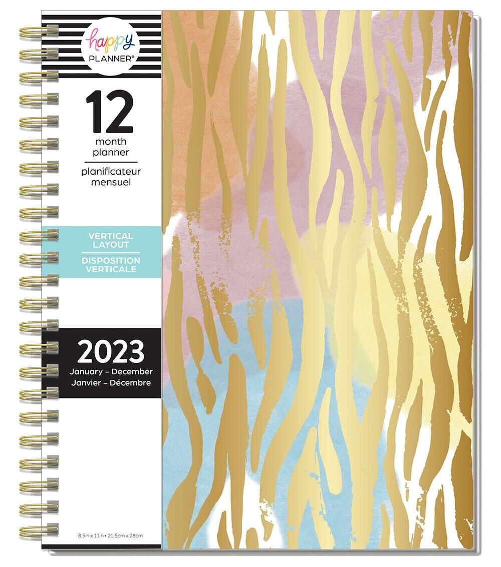 Journals & Planners | Big 2023 Colorful Safari Vertical 12 Month Planner Journals & Planners Journals & Planners