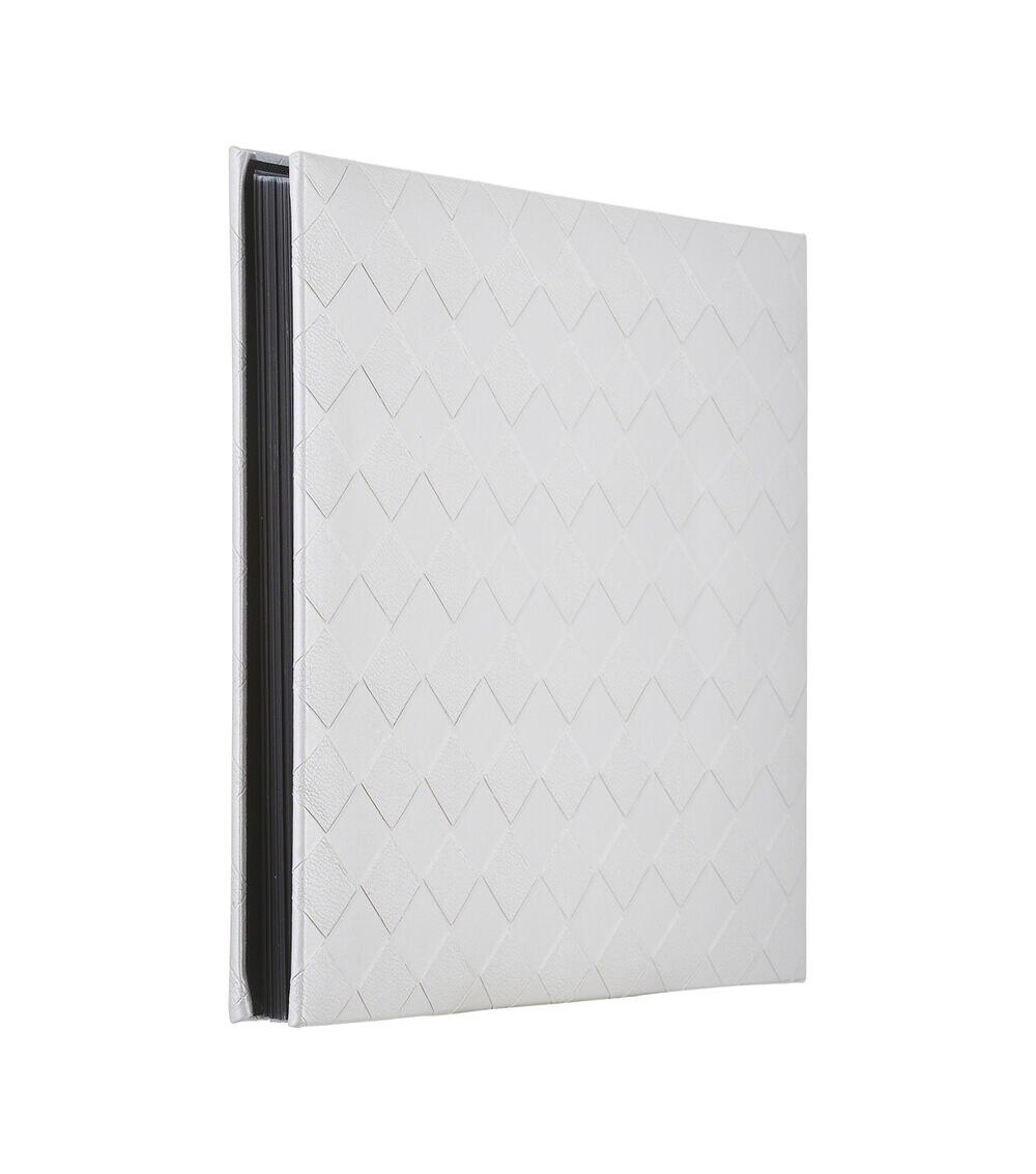 Albums | 12″ x 12″ Pearl Gray Diamonds Scrapbook Album Albums Albums