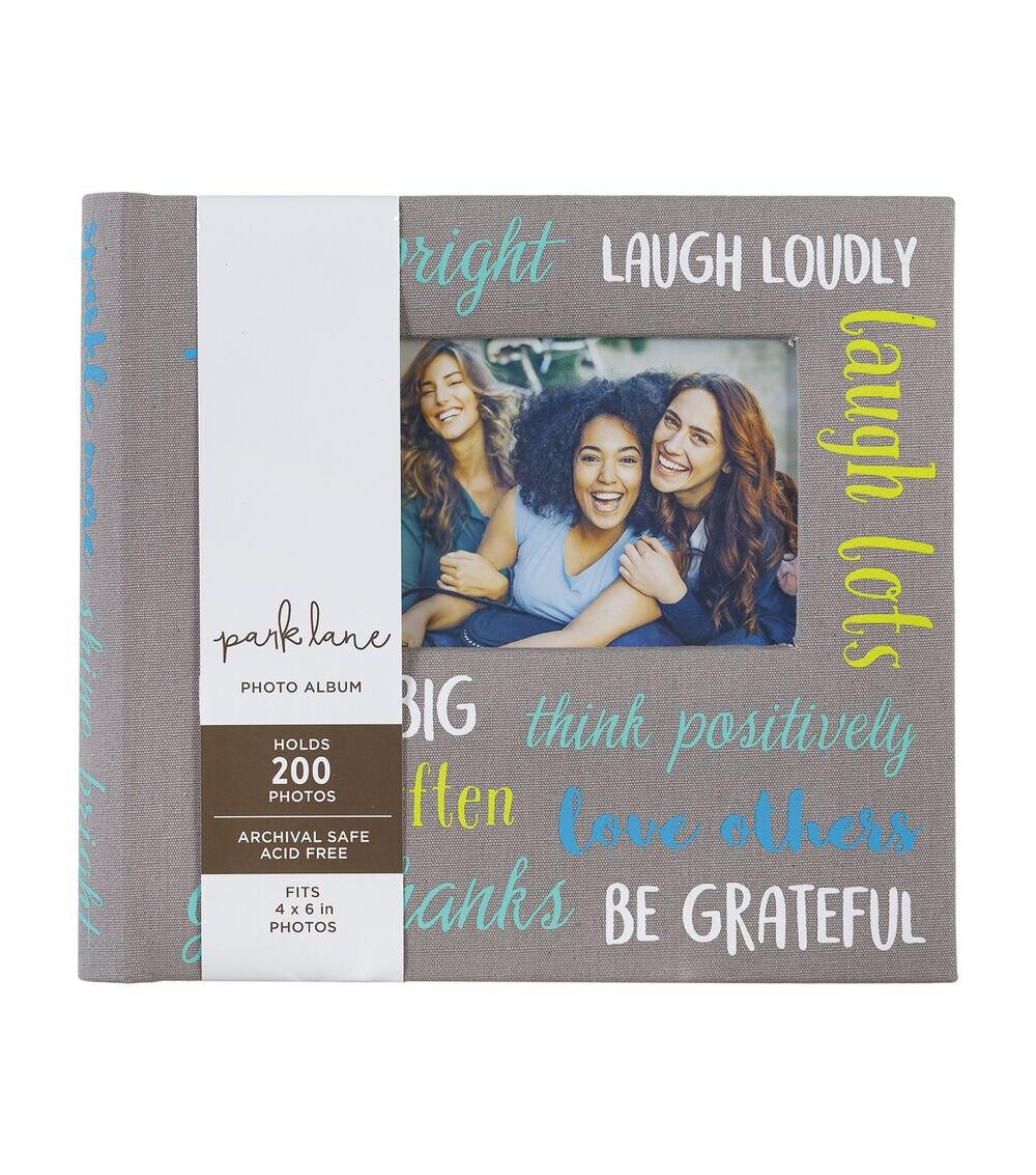 Albums | 9.5" x 8.5" Laugh Loudly Photo Album