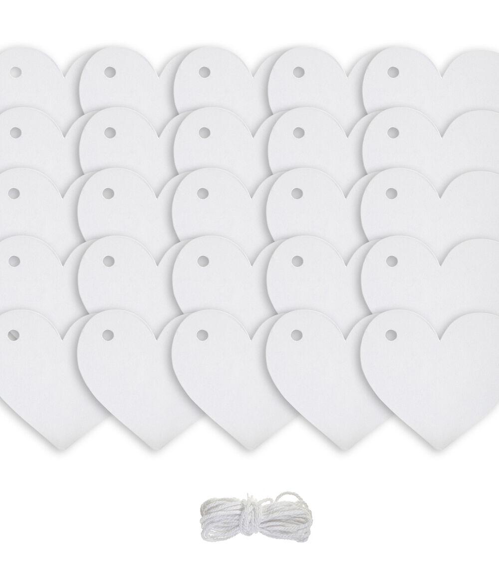 Embellishments & Stickers | Tags with String Cartouche White Embellishments & Stickers Cartouche White