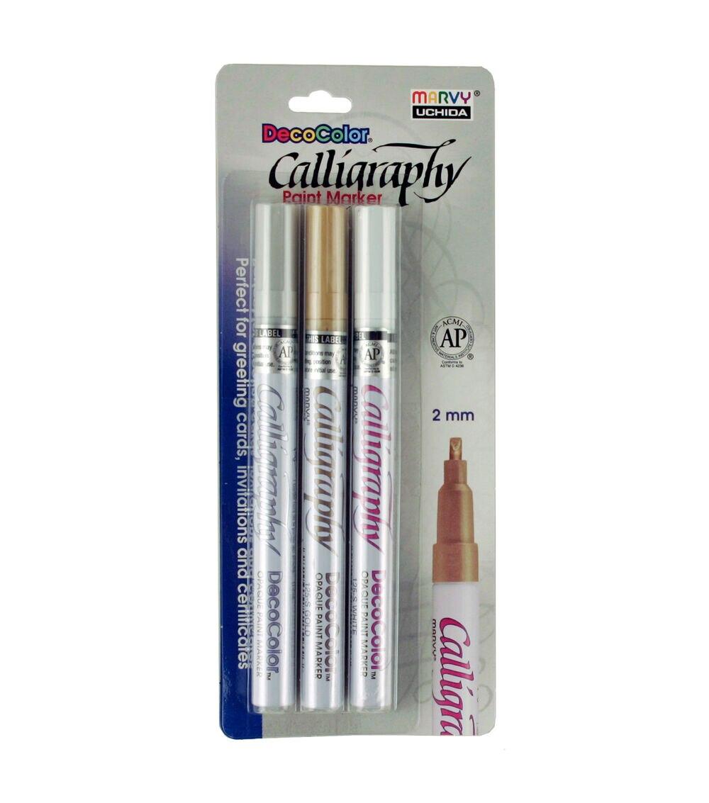 Pens & Markers | 3ct Decocolor Calligraphy Paint Markers Paper Crafts & Scrapbooking Pens & Markers