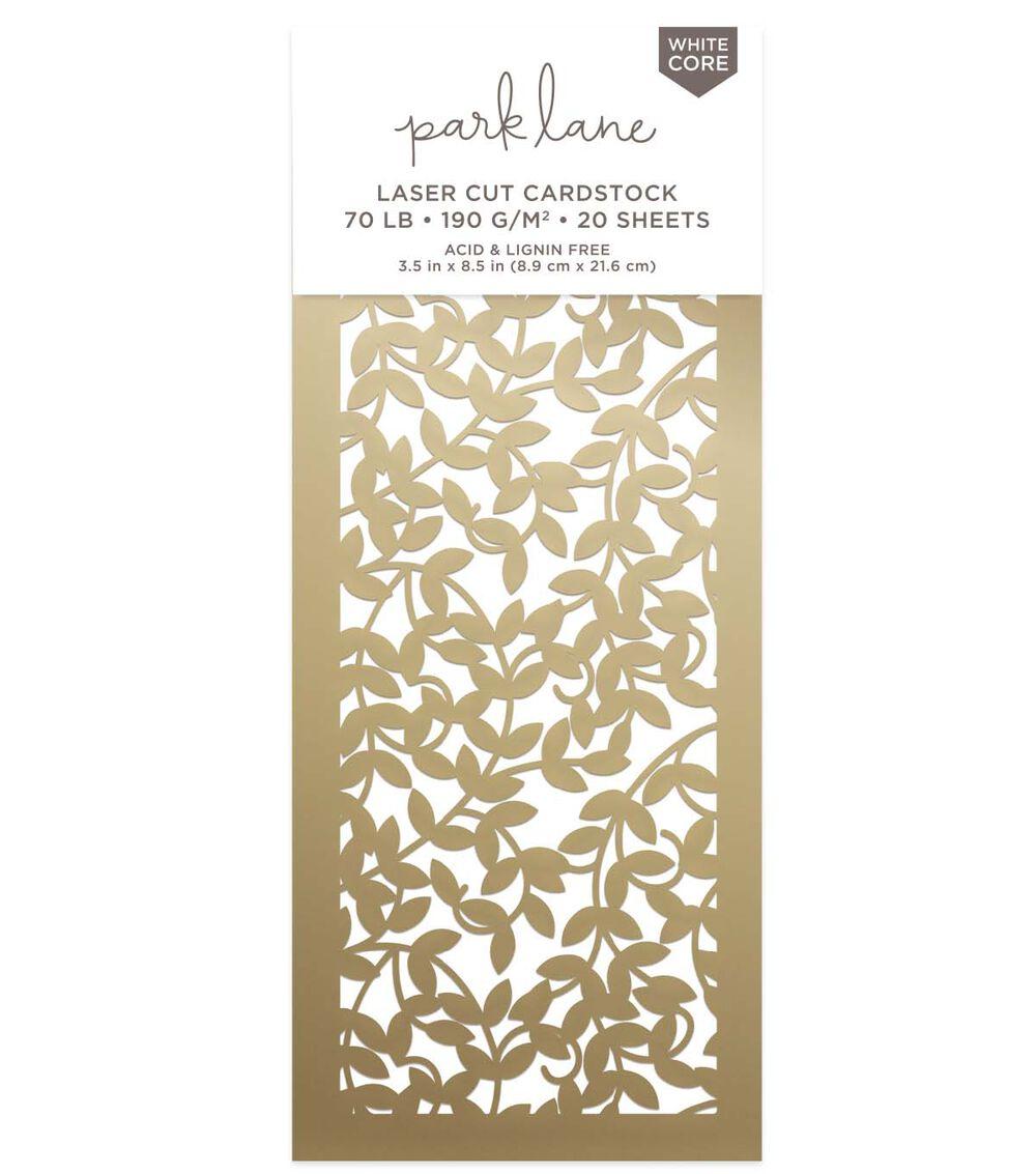 Paper | 20 Sheet 3.5″ x 8.5″ Laser Gold Matte Cardstock Paper Pack Paper Paper