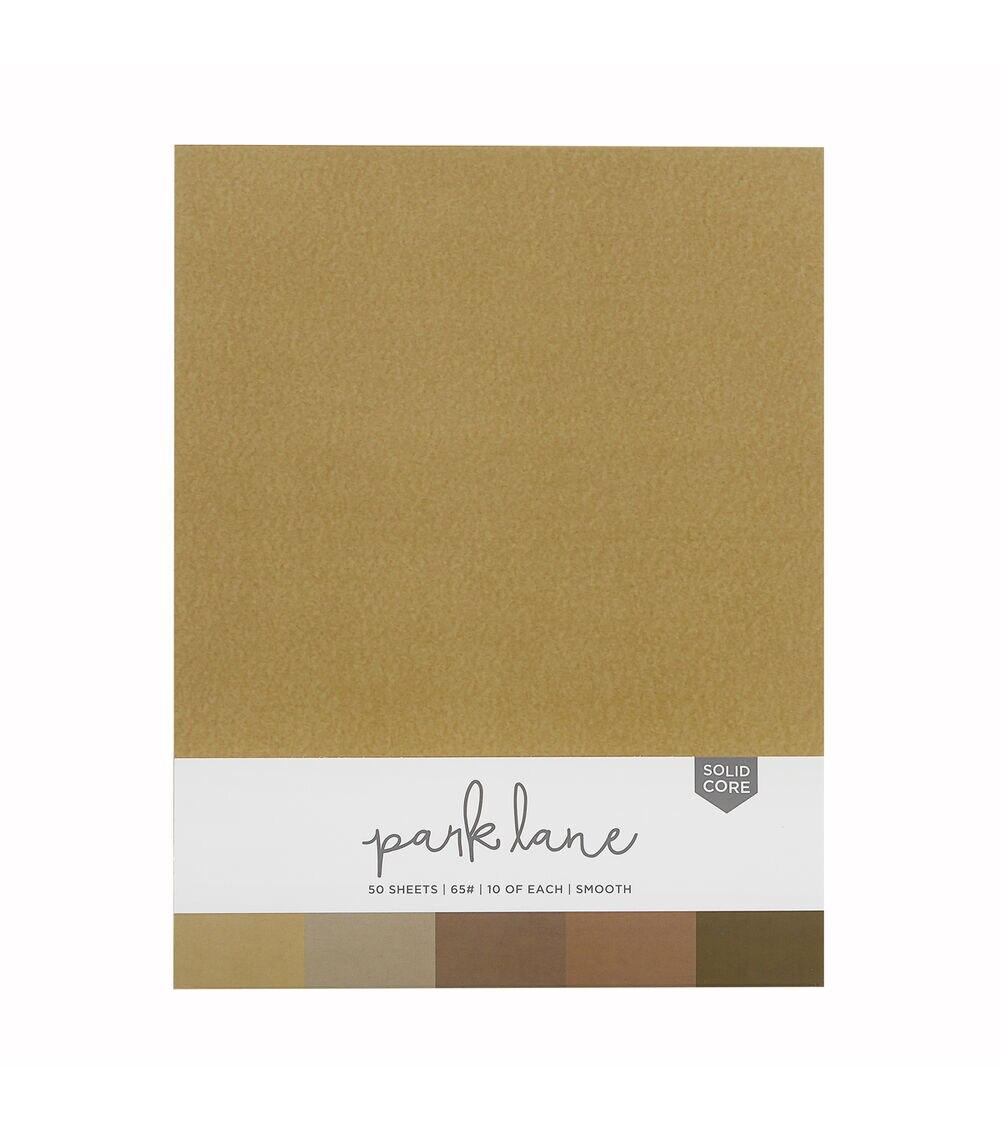 Paper | 50 Sheet 8.5″ x 11″ Brown Smooth Cardstock Paper Pack Paper Paper