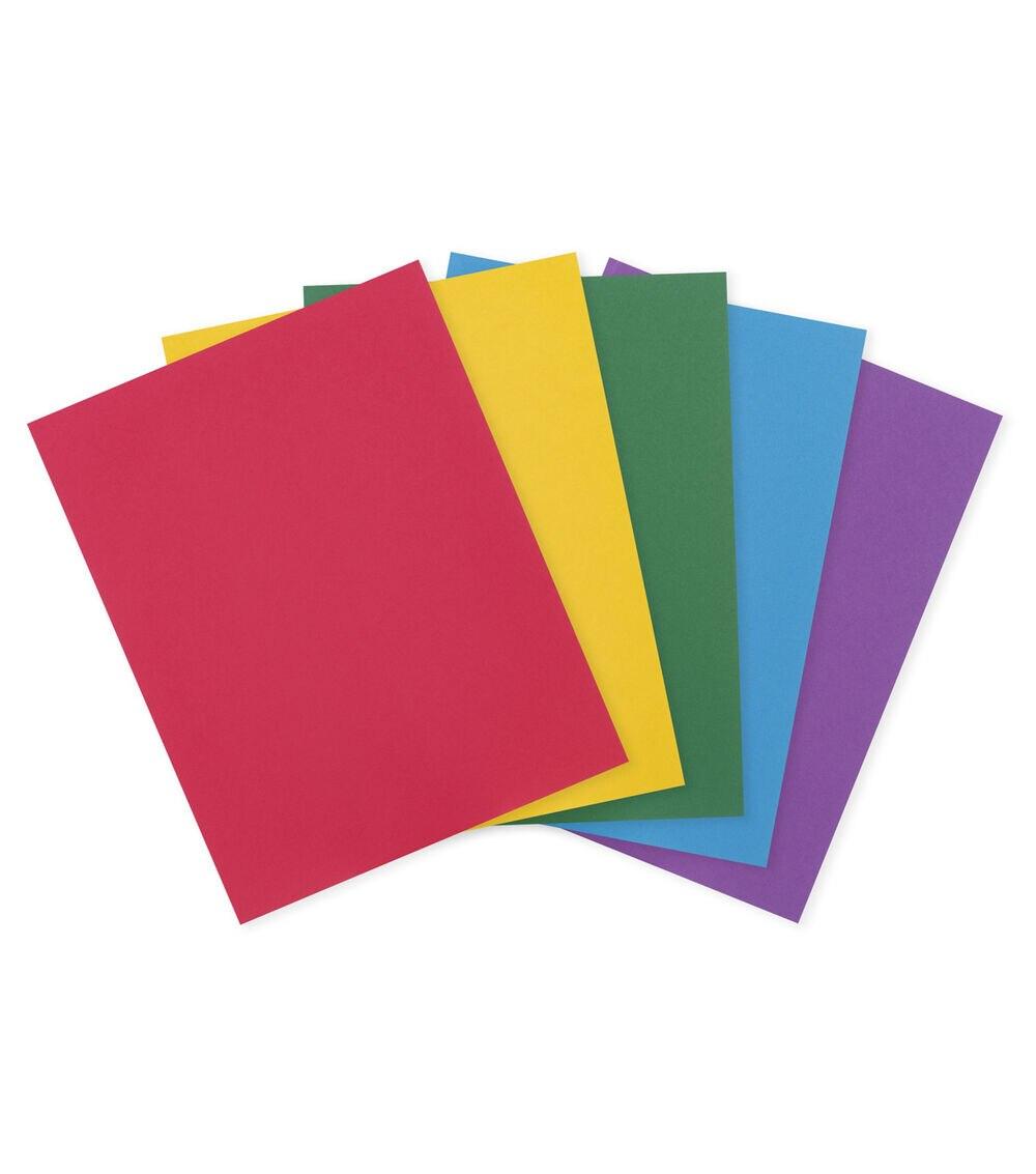 Paper | 50 Sheet 8.5″ x 11″ Jewel Solid Core Cardstock Paper Pack Paper Paper