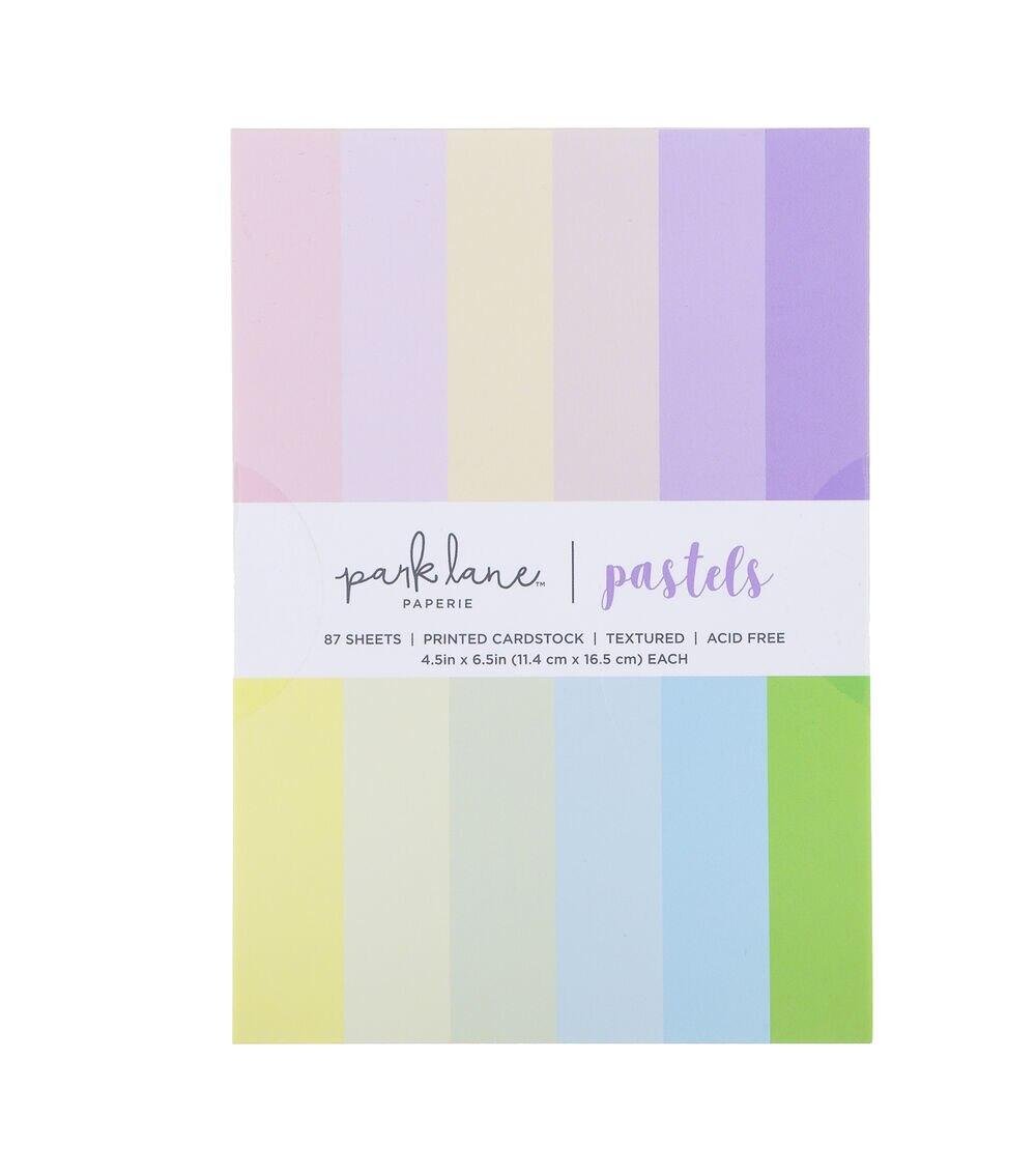 Paper | 87 Sheet 4.5″ x 6.5″ Pastel Cardstock Paper Pack Paper Paper